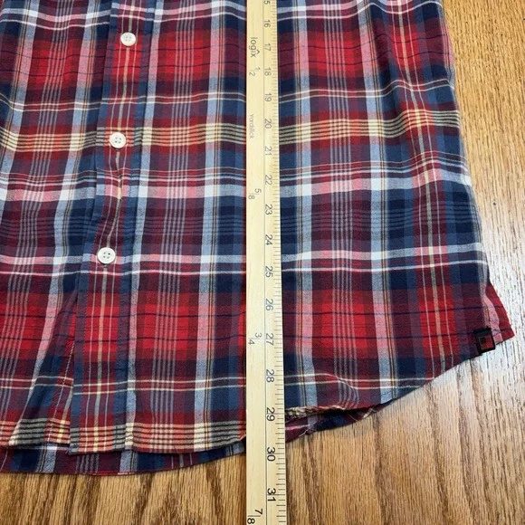 Lot of 3 Woolrich Short Sleeve Button Up Shirts Men's Large Heather Gray Plaid - Picture 6 of 11